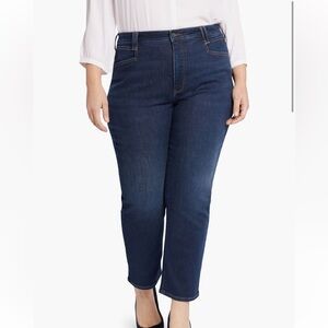 NYDJ Bailey Relaxed Straight Ankle Jeans 20W